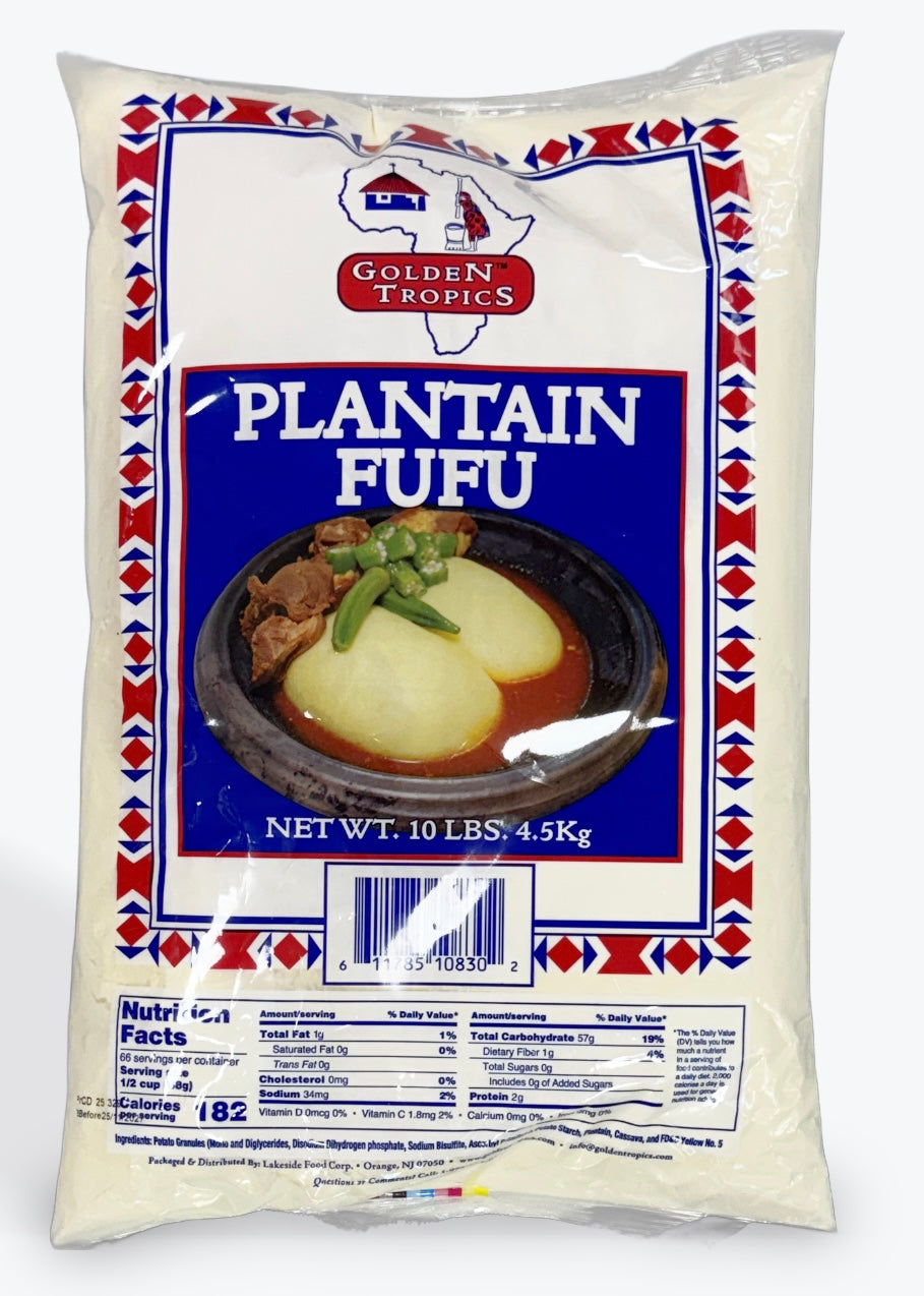 Golden Tropics plantain fufu 10lb
