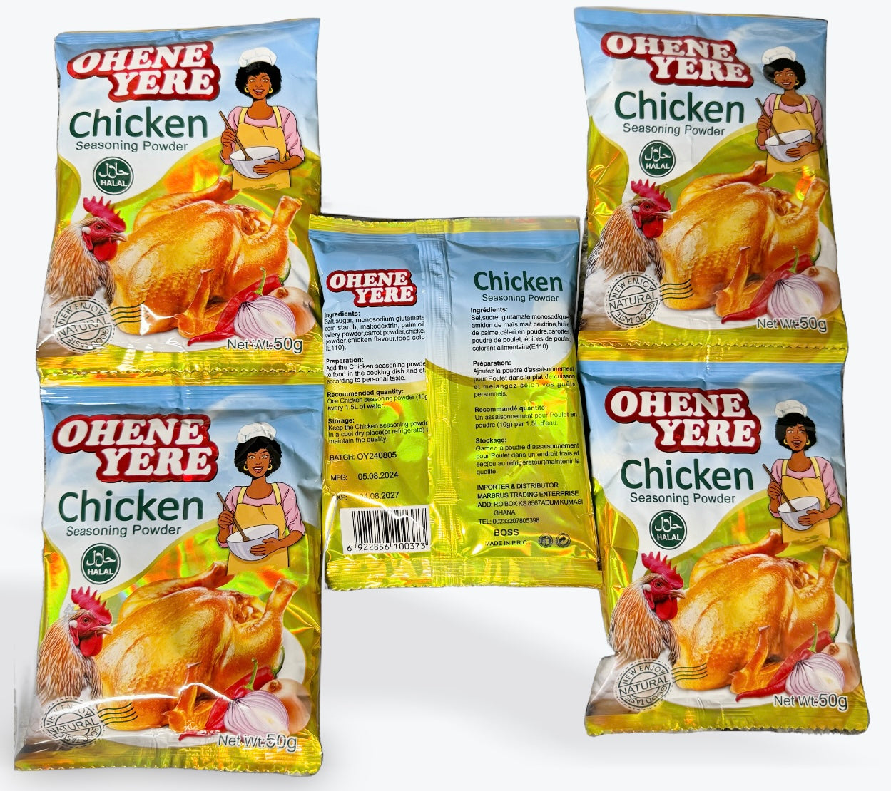 Ohene Yere Chicken Seasoning 5-packs