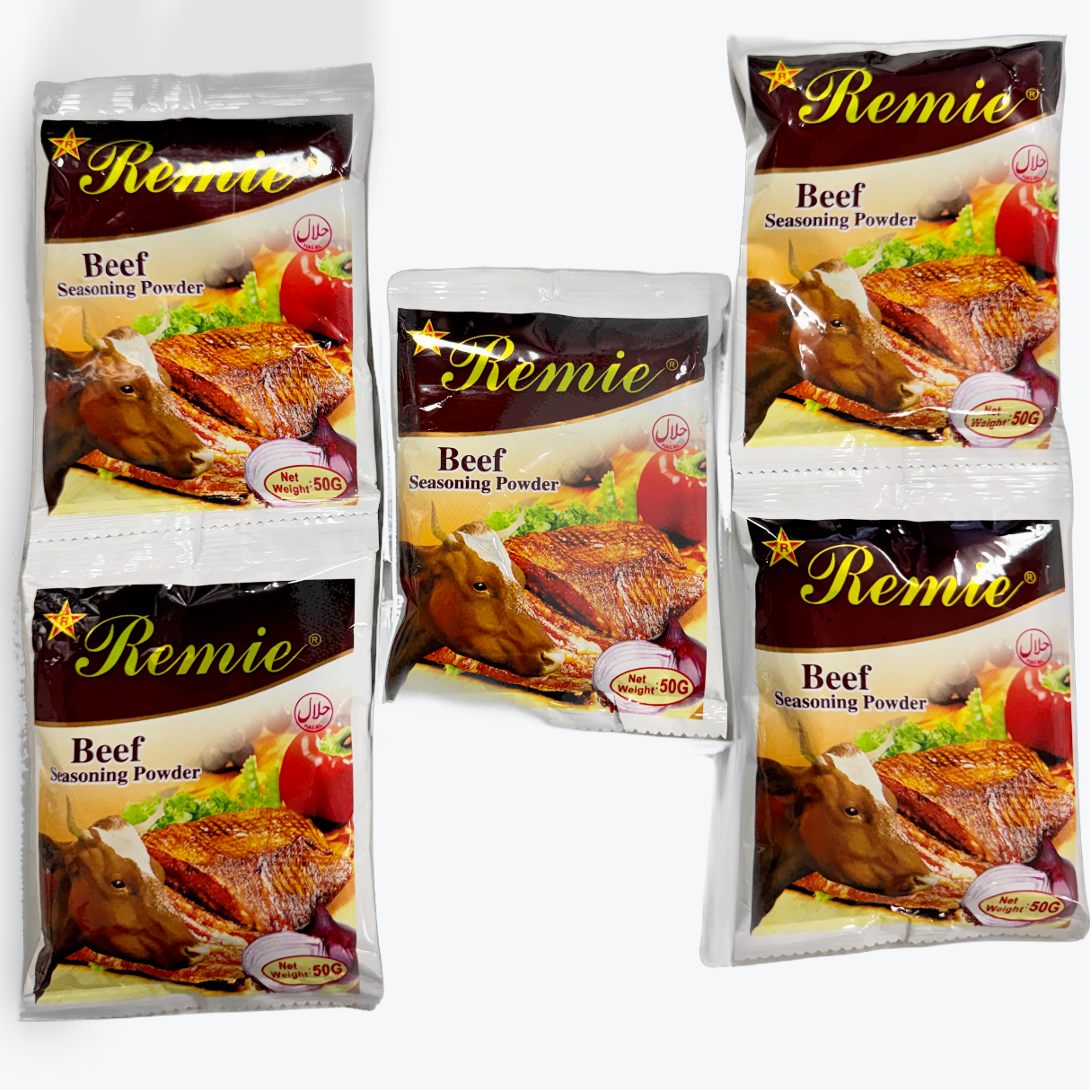 Remie Beef Seasoning 5-packs