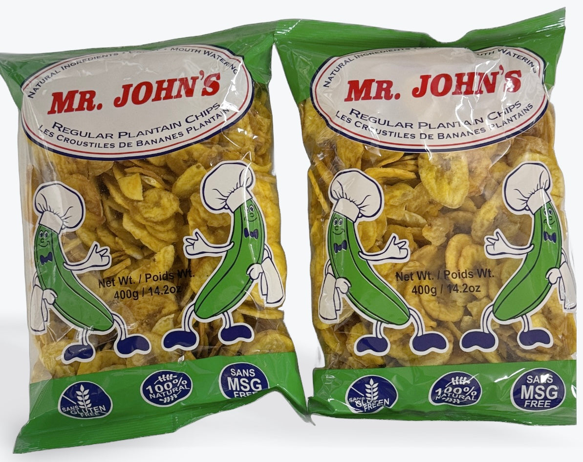 Mr John’s plantain Chips 2-packs