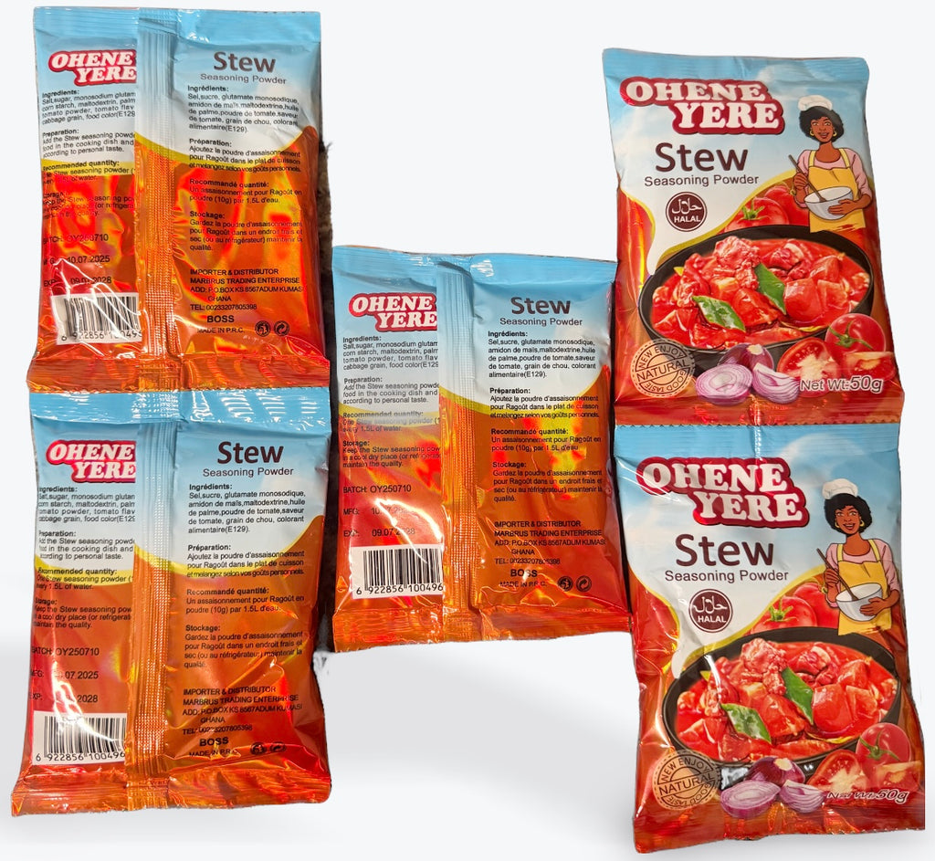 Ohene Yere Stew Seasoning 5-packs