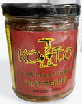 Kotto Fried pepper sauce- Hot pepper 9oz