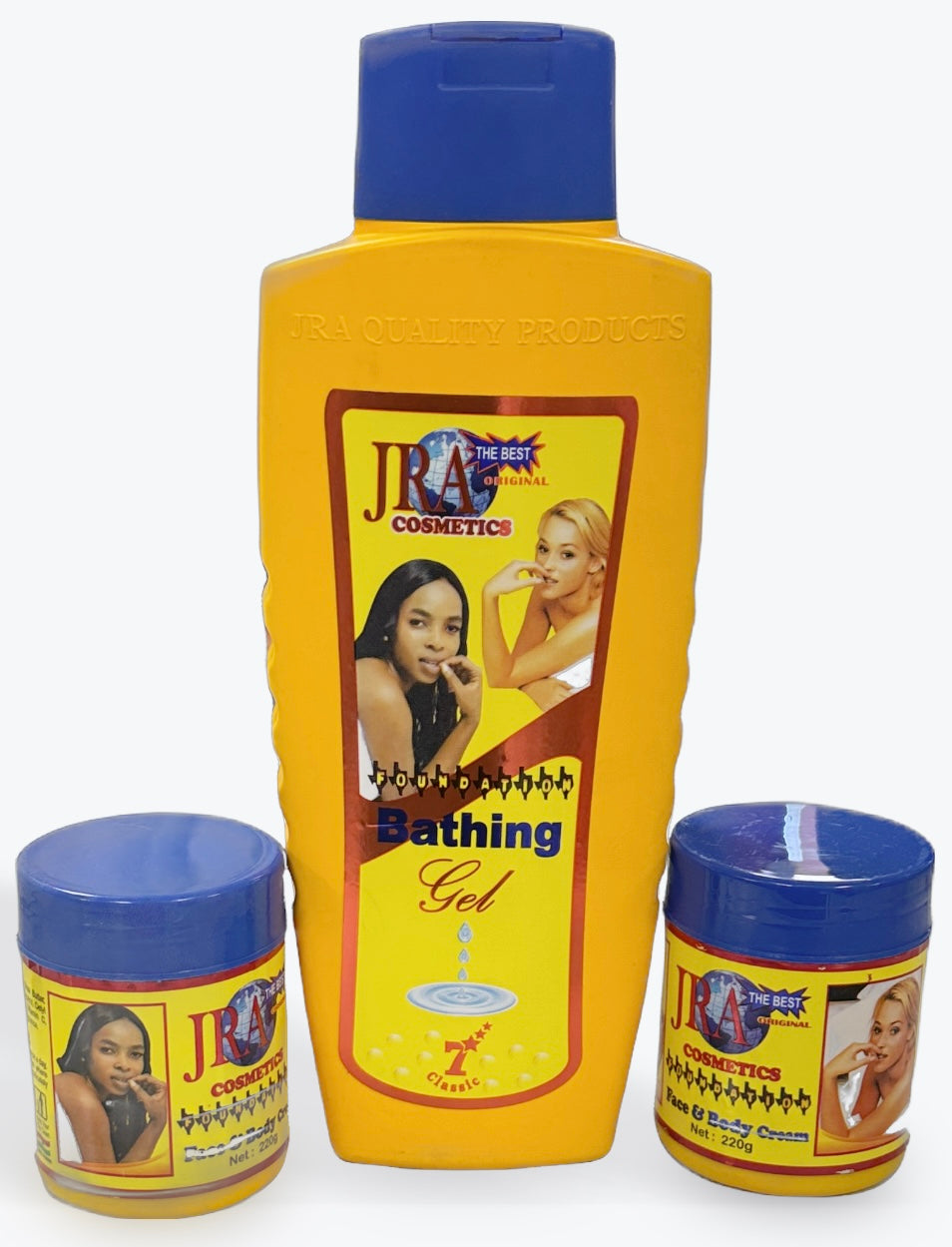JRA Bathing Gel and Body Cream-3packs