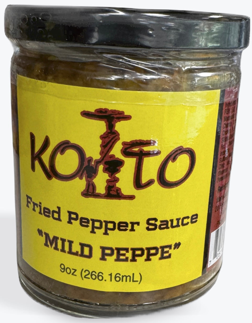Kotto Fried pepper Sauce- Mild Pepper 9oz