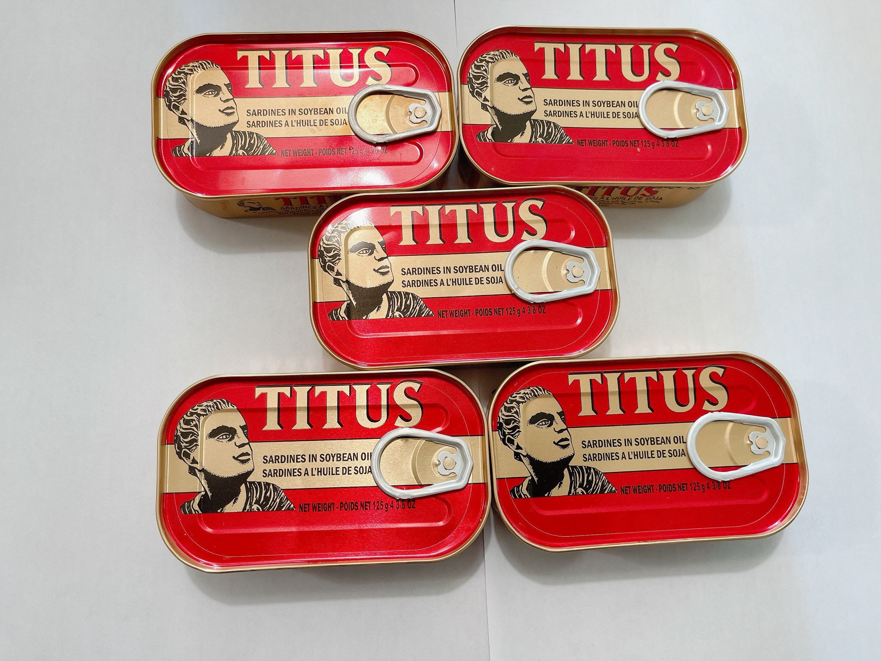 Titus Regular Sardine 5-packs